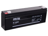 Аккумуляторная батарея (АКБ) DELTA DT12022 (12В, 2,2А/ч).